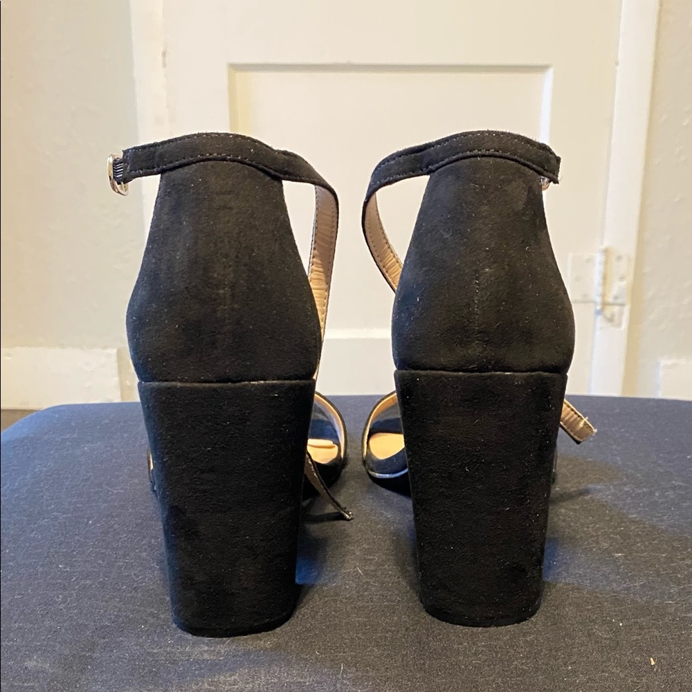 Black chunky heel